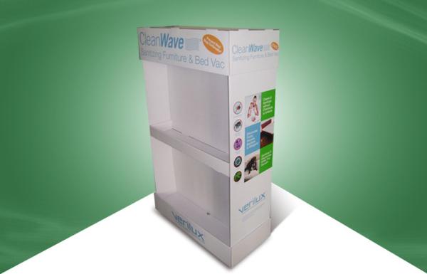 Corrugated Eco Cardboard Free Standing Display Units , Cardboard Advertising
