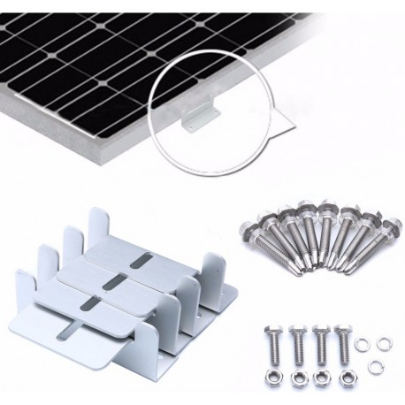 Customized Sizes Nanfeng Solar Panel Mounting with Quick Installation and Zinc Material