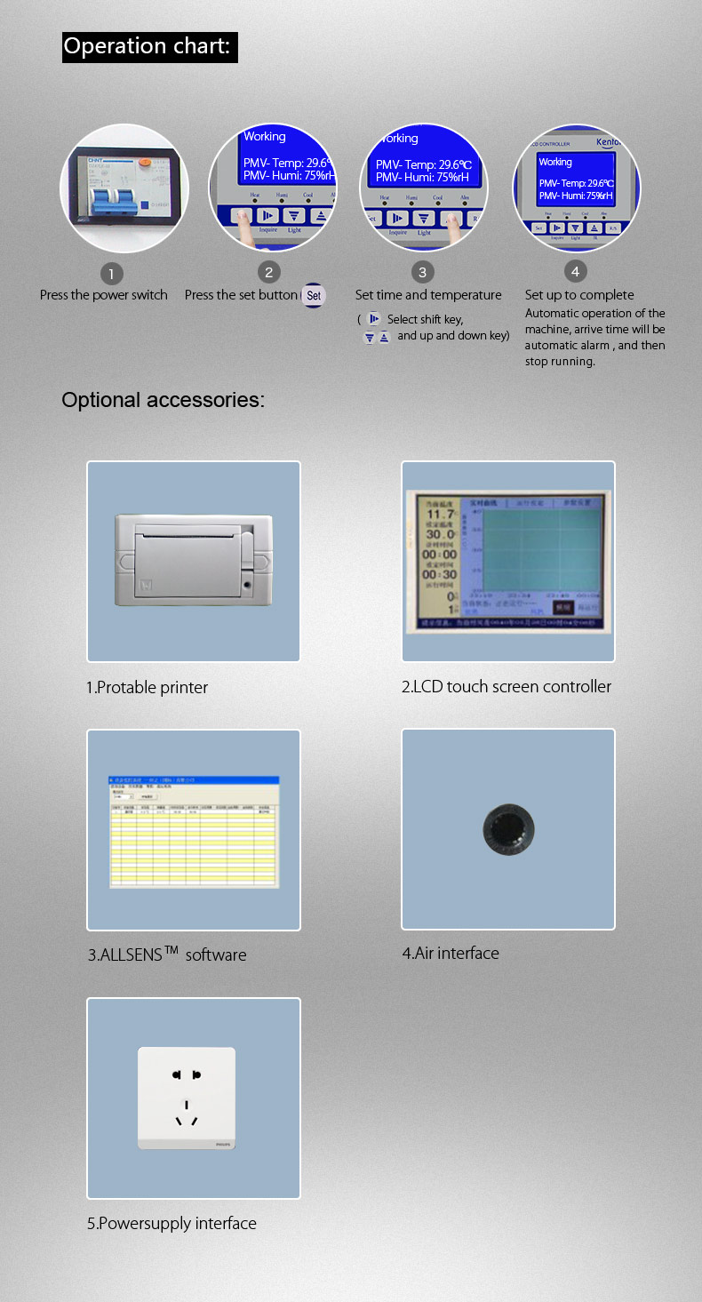 65C Temperature Humidity Chamber SUS304 Programmable Temperature Chamber