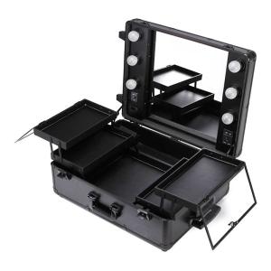 Wholesale High Durability Cosmetic Beauty Case With Large Center Storage Compartment from china suppliers