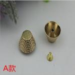 Fashion gold pattern 10 mm metal die-cast zinc alloy dome pop rivet for bag