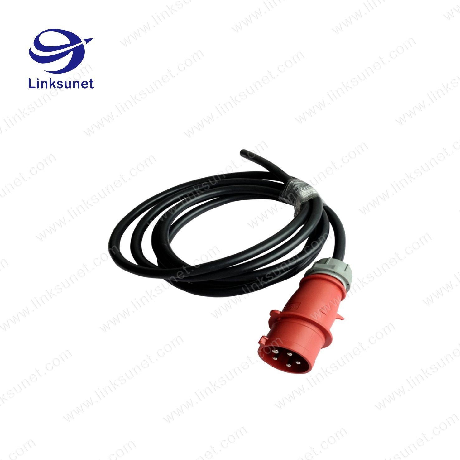 Large Current 16A/32A/63A/125A red / blue dircular connectors and OLFLEX CLASSIC 110H Wiring Harness
