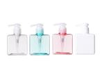 Square Shape Body Cosmetic PETG Bottle 250ml Capacity PP Pump Material Durable