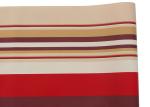 Washable Living Room Striped Wallpaper / Modern Embossed Wall Coverings , CE CSA