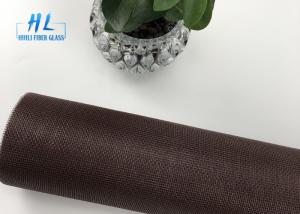 Wholesale Brown PVC Coated Fiberglass Window Screen Insect Proof Mesh 4ft * 30m from china suppliers