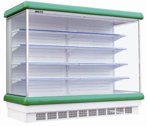 Wholesale Fruit Vegetable Open Display Refrigerator With Air Curtain For Supermarket from china suppliers