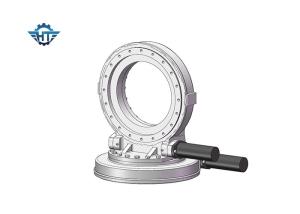 Wholesale 17 Inch Dual Axis Slew Drive With 24vdc Gear Motor , 5 Years Warranty from china suppliers
