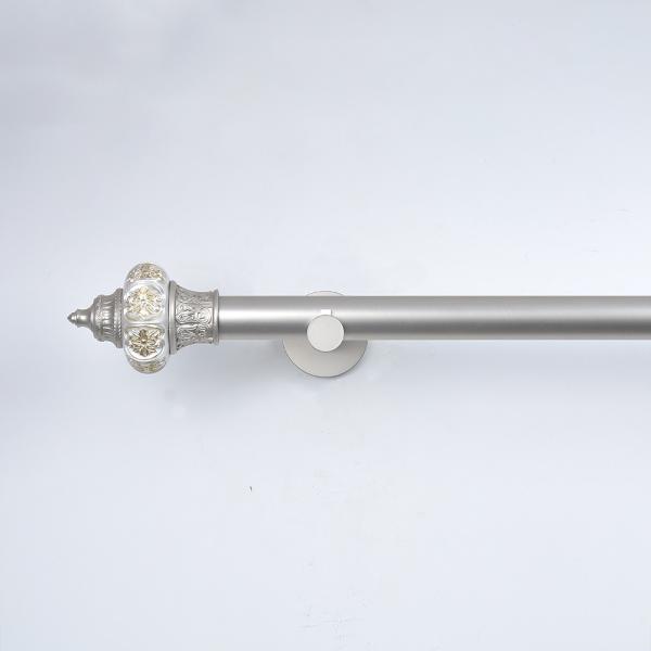 Custom Curtain Pole Accessories 28mm Extendable Window Curtain Rod Set