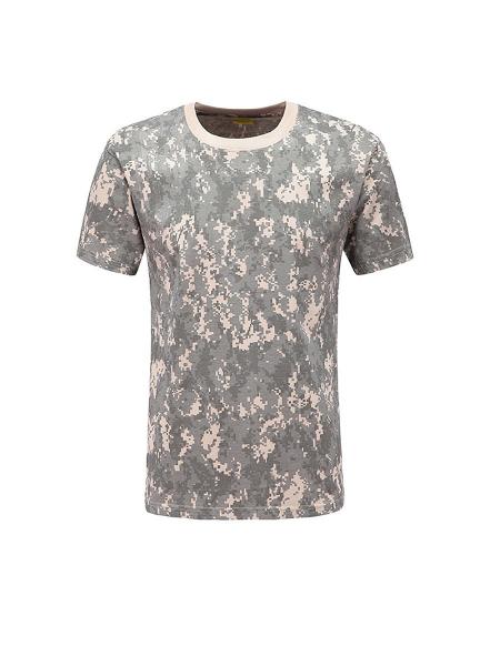 China Xinxin Manufacturer Camouflage Round Neck Pure Cotton Short Sleeves