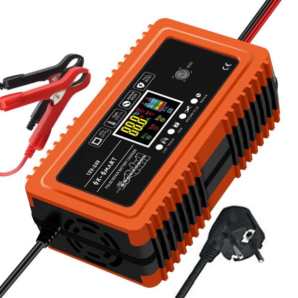 12V 24V 12A 10A 24V6a 9-Stage Battery Charger OEM/ODM Accepted Fast Charging