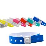 Waterproof Disposable L Shape Vinyl PVC Wristband for Promotion at Hotel Water