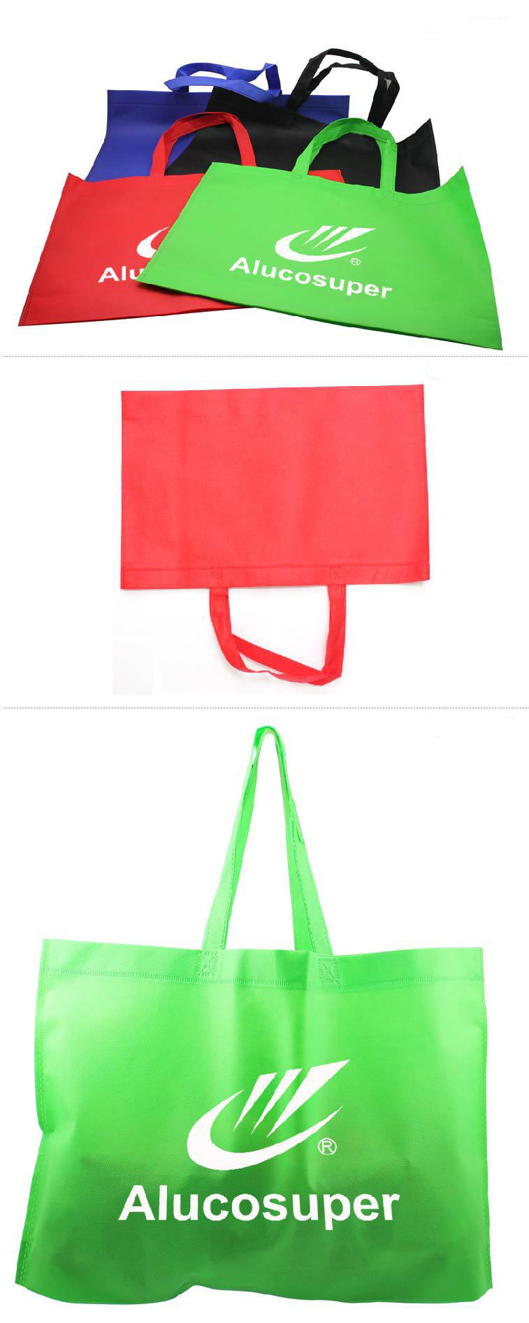 Promotional Non-woven bag 50*30*9cm Non-woven logo customized