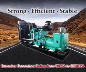 Wholesale Small Water Cooled 110KW 137.5KVA 6 Cylinder Cummins Diesel Generator set from china suppliers
