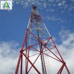 Telecommunication Antenna Mast Tower 3 Legs / 4 Legs Tubular Self Standing