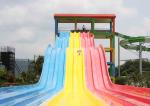 Adult Water Plastic Fiberglass Water Slide 120 m³ / h for Adventure Water Parks