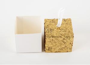 Wholesale Gold Silver Glitter Gift Box Wholesale Glitter Surprise Box with Ribbon from china suppliers