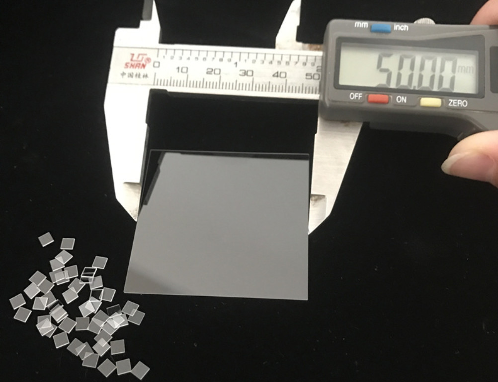 UVC High Translucent UV Quartz Germicidal Tablets 50*50*0.3mm
