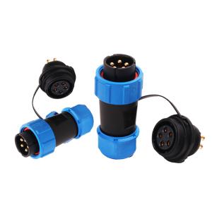 Wholesale Nylon66 Waterproof Power Connector Male IP68 Cable Connector 6 pins from china suppliers