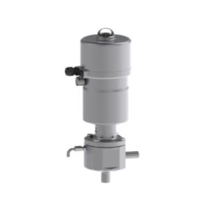 Wholesale Industrial Pneumatic Control Valve PN 10 Pressure Without Lining Compact Structure from china suppliers