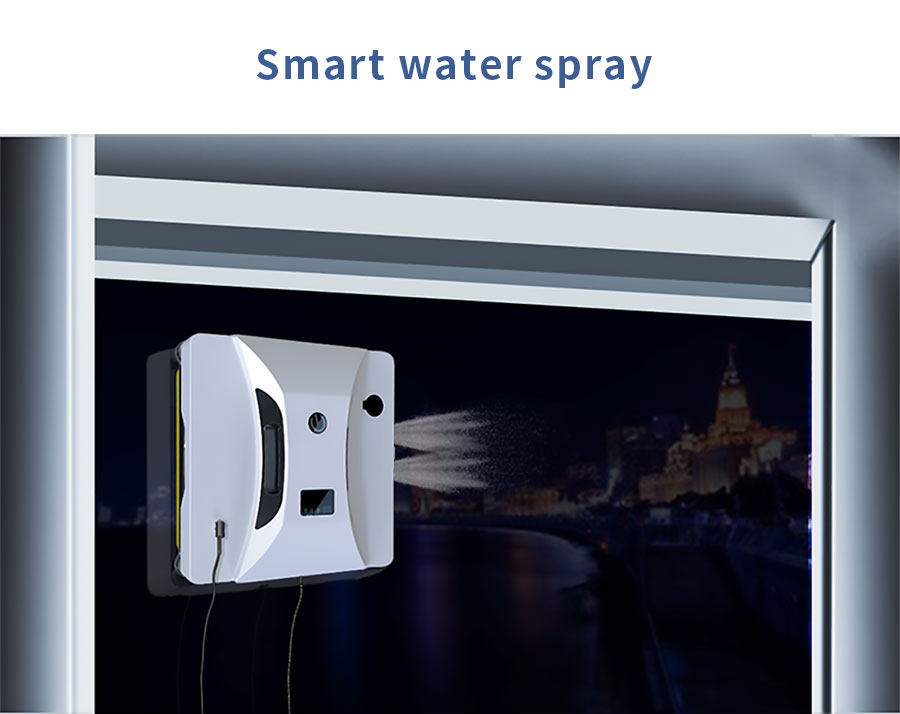 40ML Glass Vacuum Cleaner 110V - 240V Automatic Window Cleaner Robot