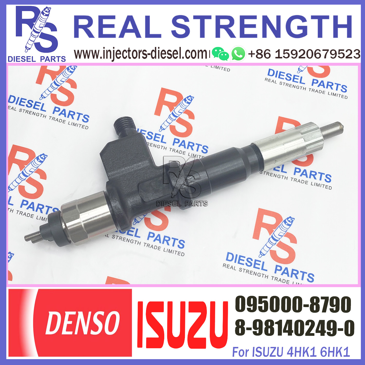 095000-8790 Denso Diesel Fuel Injectors 095000-8791 095000-8792 8-98140249-0