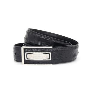 Wholesale Genuine Leather Mens Automatic Belt Stainless Steel Rachet Buckle from china suppliers