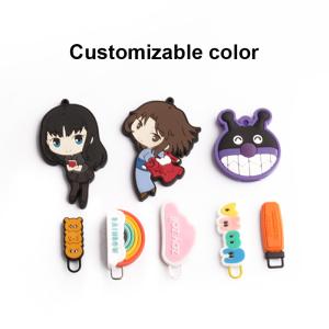 Wholesale Rubber Silicone Pvc Labels Slider Zipper Pullers ESATECH from china suppliers