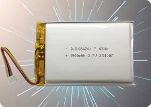 Wholesale Customized 3.7 V 2000mah Lipo Battery 500 Cycles Compact Lipo Battery 1.5A Discharge from china suppliers