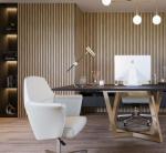 Slat Wood Acoustic Panels 21mm Wall Ceiling Decoration Sound Proof Insulation