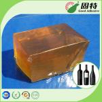 Red Wine Bottle Label Hot Melt Glue Adhesive Tape , Yellowish and transparent