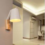 Nordic wood wall lamp The head of a bed wall lamps