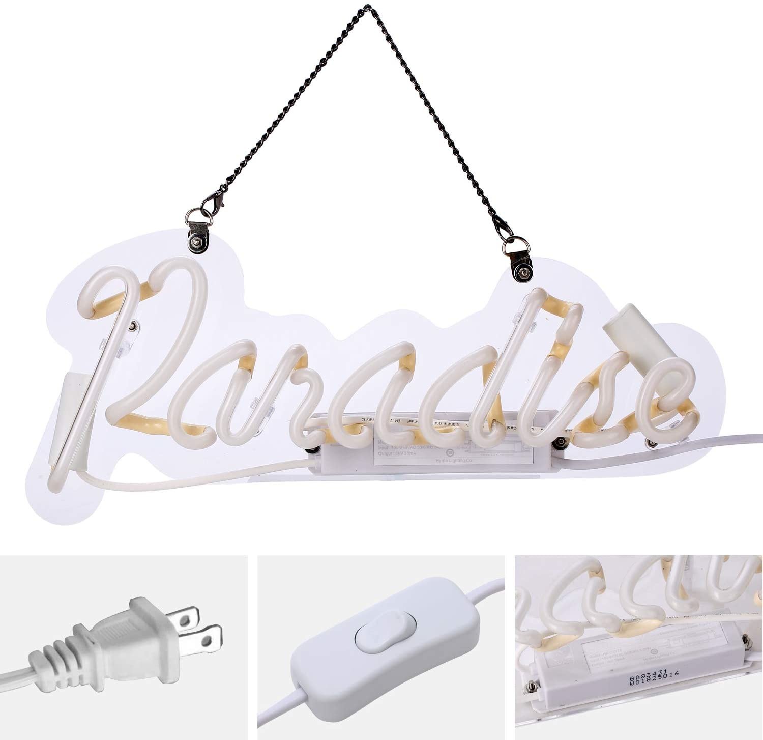 Neon Signs Blue Paradise Beer Bar Bedroom Neon Light Handmade Glass Neon Lights Sign for Bedroom Office Hotel Pub Cafe R
