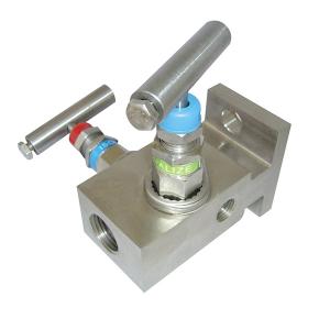 Wholesale 6000 Psi Instrument Manifold 200℃ 2 Way Manifold Valve 1/4 Female NPT from china suppliers