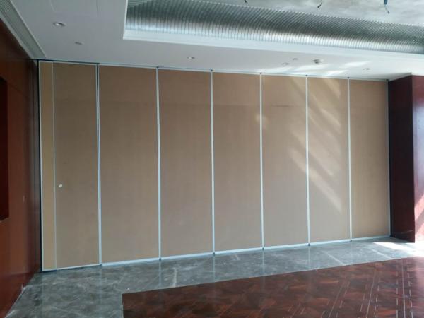 Conference Room Mobile Folding Sliding Partitions Decorative Acoustic Room