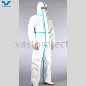 Wholesale PP PE 55GSM Hooded Disposable Protective White Tyvek 400 Coveralls with Customization from china suppliers
