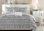 Non Woven Fabric White Down Alternative Comforter Set 100% Polyester Size