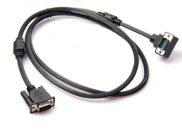 Displayport To Vga Cable / Computer Monitor Cable Angle 15 Pin VGA Male