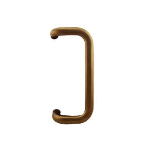 Wholesale Dark Bronze Offset Pull Handle Double Side Fix D Shape Design OEM For Narrow Stile from china suppliers