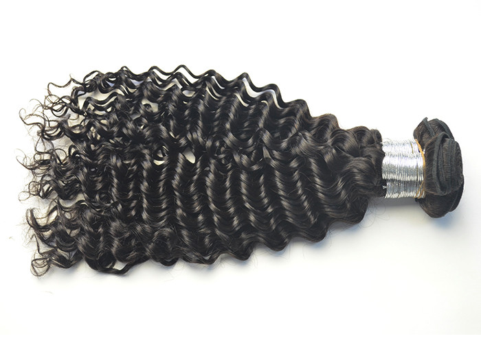 Deep Wave Natural Black Virgin Peruvian Hair Extensions 10" - 30"