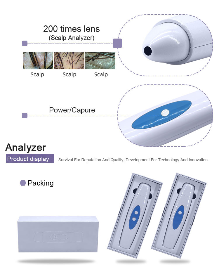 Beauty Portable Skin Analyzer Hair Analyzer Scanner Machine