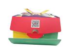 CMYK Cookie Paperboard Coloured Paper Gift Bags Fade Resistant