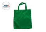 Green Polyester Tote Bags Silk Screen Printing Advertising Suitable Carrier