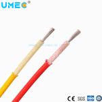Yellow-Green Fiberglass Braided Silicon Rubber Insulated Tinned Copper Conductor