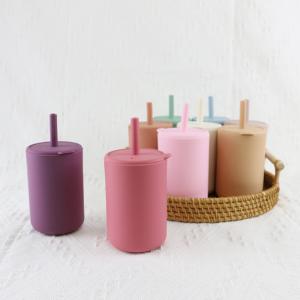 Wholesale Multiple Color Silicone Kids Cup Round Shape BPA Free Spill Proof For Infant from china suppliers