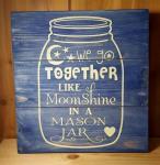 Wedding / Restaurant Wooden Plaque Signs UV Painting Technique Long Life Span
