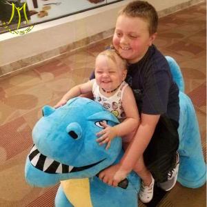 Wholesale Hansel amusement coin operated walking plush electrical animal toy car from china suppliers
