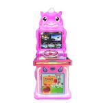 19 inch kids indoor coin operated fishing driving car shooting parkour game