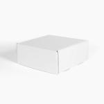 Wholesale Logo Custom Mailer Packaging Small Folding Cardboard Box White Package