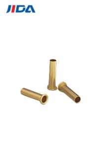 China JIDA Crimped Tubular Hollow Brass Rivets For Leather Φ2x8.5 on sale