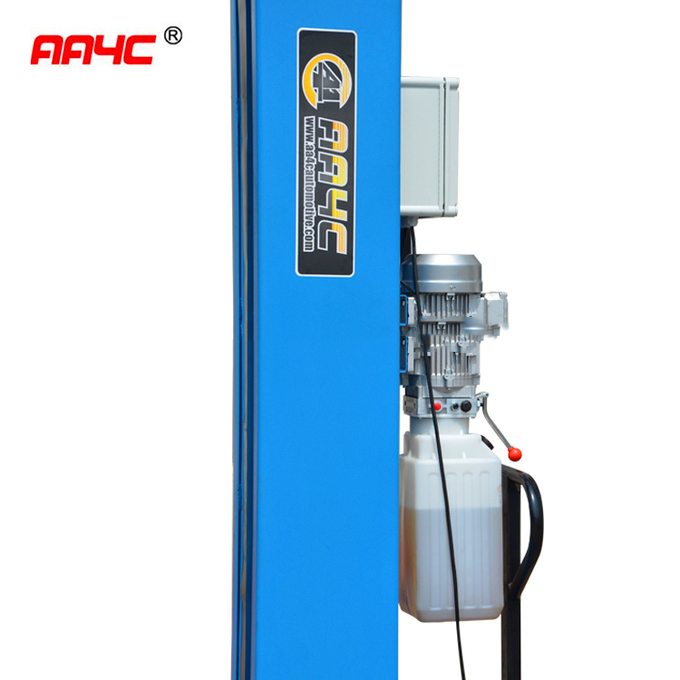 Hydraulic One Post Vehicle Lift Single Post Car Hoist 2.5T 1.8M Manual Parking